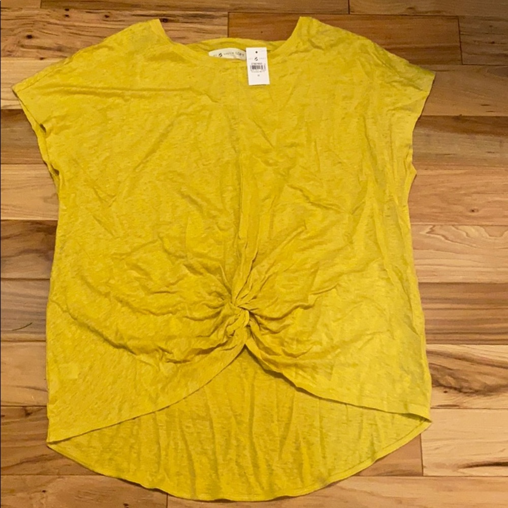 NWT tie front shirt  Lou and Grey for loft
